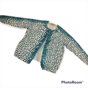 Quacker Factory Cardigan Animal Print